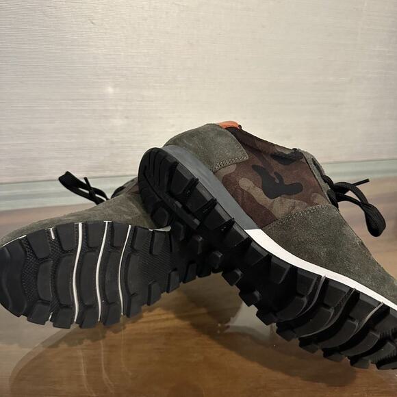 Authentic Luxury Prada MatchRace Trainers Shoes Camouflage Suede - Slightly Used - Picture 3 of 8